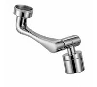 Rubinetto Rotante 1080 Gradi, Prolunga Rubinetto Allungabile con Rotazione 360 per Bagno, Snodo per Estensione Lavandino Cucina in Ottone, Areatore Rompigetto con Filtro Antispruzzo, M20 M22 M24 (1)