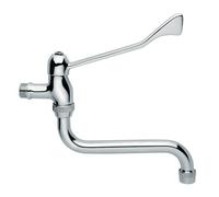 Rubinetto rovesciato per lavabo a parete con leva clinica - Idral