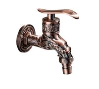 Rubinetto, Rubinetti for lavapavimenti for lavatrice con rubinetto a muro for, da giardino allungato decorativo in ottone scolpito(B006)