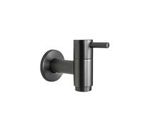 Rubinetto, Rubinetto da giardino cromato a parete in oro nero for piscina e bacino d'acqua(Mop Pool Tap Grey)
