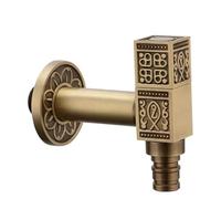 Rubinetto, Rubinetto da giardino esterno decorativo con rubinetto in ottone anticato for lavatrice(Model 10)