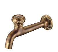 Rubinetto, Rubinetto da giardino esterno in ottone intagliato antico for lavatrice(Model 19)