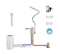 Rubinetto, Rubinetto Lavello Cucina Flessibile Senza Pressione Girevole a 360° Compatibile con Amway Espring Il Purificatore D'acqua con Kit di Accessor Manicotto di Montaggio Connettori Rapidi