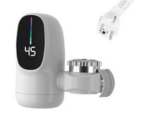 Rubinetto scaldabagno caldo istantaneo con schermo LED di temperatura | Accessorio per bagno, cucina, hotel, casa interna