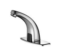 Rubinetto senza contatto, rubinetto commerciale per lavabo con sensore di movimento automatico per acqua fredda e calda, miscelatore per lavabo