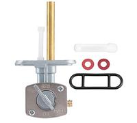 Rubinetto Serbatoio Carburante Ricambio Diretto per LT80 LTZ400 Z400 LTZ250 LTF300 Kit Completo con Tubo e Guarnizioni Facile Installazione Senza Istruzioni Materiali Durevoli Alluminio e Plastica