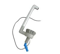 Rubinetto singolo pieghevole per acqua fredda, 12 V, micro interruttore cromato, per caravan, camper, camper o barca