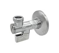 RUBINETTO SOTTOLAVABO A SFERA CON FILTRO E ROSETTA 1/2x1/2 DN 8/PN 10