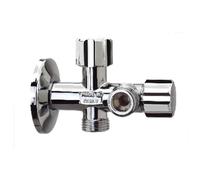 Rubinetto sottolavabo Dual N+S 1/2" con rosone VA Albertoni