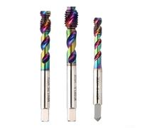 Rubinetto speciale per lega di alluminio, maschiatura a macchina per M35 con rivestimento colorato cobalto (M8* 1.25)