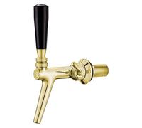 Rubinetto spillatore birra - con compensatore, in acciaio inox, color oro
