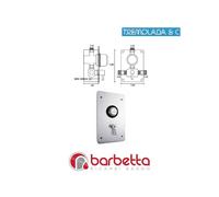 RUBINETTO TEMPORIZZATO INCASSO DOCCIA CON SCATOLA RICAMBIO TREMOLADA 467MIXSCRG