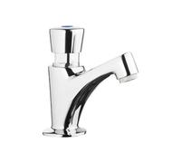 RUBINETTO TEMPORIZZATO MONOACQUA CON COMANDO A PULSANTE 1/2"" - Cromo