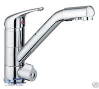 RUBINETTO TRE VIE ACQUE SEPARATE PURIFICATORE ACQUA