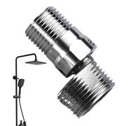 Rubinetto Tubo Curvo Inclinato - Adattatore Rubinetto, Componente Doccetta | Accessorio Angolare Regolabile Inox, Base Stabile Facile Pulizia Adatto Bagno Lavabo Cucina Doccia