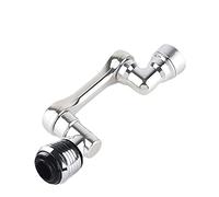 Rubinetto universale for rubinetto girevole a 1080 ° Parti del dell'acqua a spruzzo Estensione a prova di spruzzi Girevole a risparmio,Installazione semplificata(Two Mode)