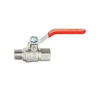 rubinetto valvola a sfera 1'' m/f maniglia piatta per acqua 25 bar