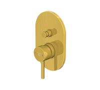 Steinberg Série 100 Mitigeur bain/douche, set de finition, encastré, 2 consommateurs, 10021033BG, 10021033BG, Colorazione: Oro spazzolato
