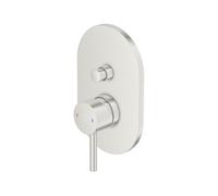 Steinberg Série 100 Mitigeur bain/douche, set de finition, encastré, 2 consommateurs, 10021033BN, 10021033BN, Colorazione: Nichel spazzolato