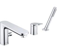 Duravit Rubinetto vasca Wave WA5260000010 – 3 fori, sporgenza 200 mm – Cromo lucido