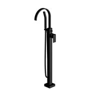 Steinberg 135 - Miscelatore a pavimento per vasca da bagno, nero opaco 135 1162 S