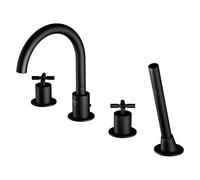 Steinberg 250 rubinetto bordo vasca, miscelatore a due comandi, 250 2400 S, 250 nero opaco [Rubinetteria Bagno > Rubinetteria Vasca]