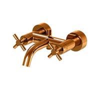 Steinberg Série 250 robinetterie de baignoire, montage en saillie, poignée double, 2 consommateurs, saillie 203mm, 2501100RG, 2501100RG, Colorazione: Oro rosa