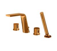 Miscelatore per vasca Steinberg serie 260, montaggio su bordo vasca, 4 fori, sporgenza 200 mm, 2602400, Colorazione: Oro rosa - 2602400RG