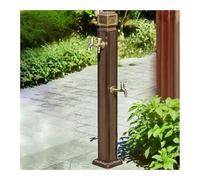 Rubinetto verticale per giardino in acciaio inossidabile - Colonna d'acqua decorativa per il bagno degli animali domestici, lo scarico del pavimento, l'irrigazione del prato e il lavaggio de