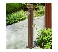 Rubinetto verticale per giardino in acciaio inossidabile - Colonna d'acqua decorativa per il bagno degli animali domestici, lo scarico del pavimento, l'irrigazione del prato e il lavaggio de