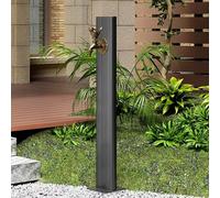 Rubinetto Verticale per Giardino in Acciaio Inox - Rubinetto antigelo per Esterni e idrante erogatore per irrigazione - Colonna d'Acqua Durevole per Giardini e paesaggi