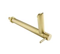 Rubinetto vintage oro spazzolato per vasca bagno con scoppio ad alta temperatura