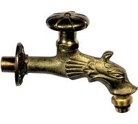 RUBINETTO X FONTANA DRAGONE OTTONE 1/2 PAPILLON