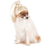 Rubini Costume Company Pet Parrucca bionda Coda di Cavallo