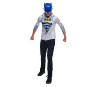 Rubini Dc Comics Batman Photoreal Camicia Mask Bambini Costume Halloween 641263