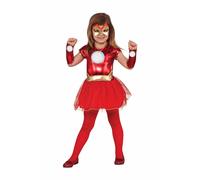 Rubini Lil Rescue Ferro Donna Virginia Potts Bambino Costume Halloween 620036