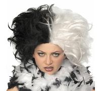 Rubini Ms. Pois Crudelia De Vil Dalmata Parrucca Adulto Halloween Costume 51356