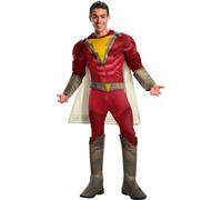 Rubini Shazam Muscolo Supereroe Film Deluxe Adulto Uomo Costume Halloween 700799