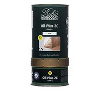 Rubio Monocoat Finitura a Olio per Legno | Oil Plus 2C | Olio a base di Semi di Lino, ad Asciugatura Rapida, per Legno da Interni, Include Acceleratore, parte B | 1,3 L | 5 m² - Pure