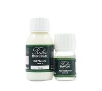 Rubio Monocoat Finitura a Olio per Legno | Oil Plus 2C | Olio a base di Semi di Lino, ad Asciugatura Rapida, per Legno da Interni, Include Acceleratore, parte B | 130 ML | 5 m² - White