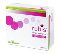 "Cristalfarma - Rubis Integratore Benessere Vie Urinarie Confezione 14 Bustine"
