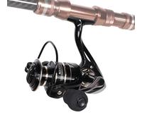 Rubli da ad acqua salata, Bobina da | Reel da a Mosca in metallo - Stalking portatile per pescatori, Rapporto di velocità 5,2: 1