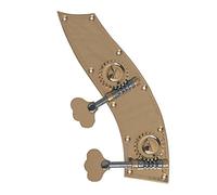 Rubner 140-100 - Meccanica per contrabbasso tirolese 4/4 e 3/4, 2 pezzi, 4 corde, in ottone, made in Germany