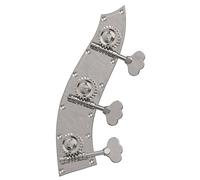 Rubner 140-104-5 - Meccanica per contrabbasso tirolese 4/4-3/4, 2 pezzi, 5 corde, nichelate, Made in Germany