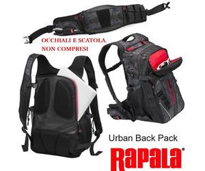 RUBP Rapala Urban Back pack Backpack Zaino Borsa SPINNING CON PORTA CANNA