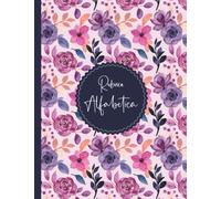 Rubrica Alfabetica: 160 pagine con riferimenti per ogni lettera | Organizzatore Alfabetico | Formato Grande A4