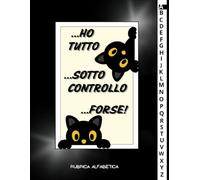 Rubrica Alfabetica A4. Organizzatore Alfabetico Con 6 Pagine per ogni Lettera. Rubrica Con Indice.