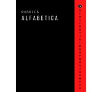 Rubrica Alfabetica: Quaderno A4 a Righe Organizzatore Alfabetico - 156 Pagine, 6 Pagine per Ogni Lettera - Copertina Nera