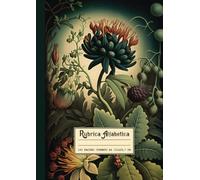 Rubrica Alfabetica quaderno A4 righe: Grande formato 21x29.7 cm, 160 Pagine con riferimenti per ogni lettera A-Z | Bella copertina Botanica retrò & vintage, illustrazione di Piante e fiori Esotici.