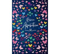 Rubrica alfabetica: Quaderno A5 a Righe con 4 pagine per ogni lettera- 104 Pagine in ordine alfabetico dalla A alla Z